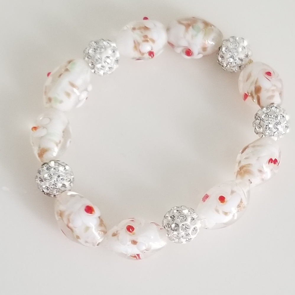 Pretty Bead and Crystal Bracelet